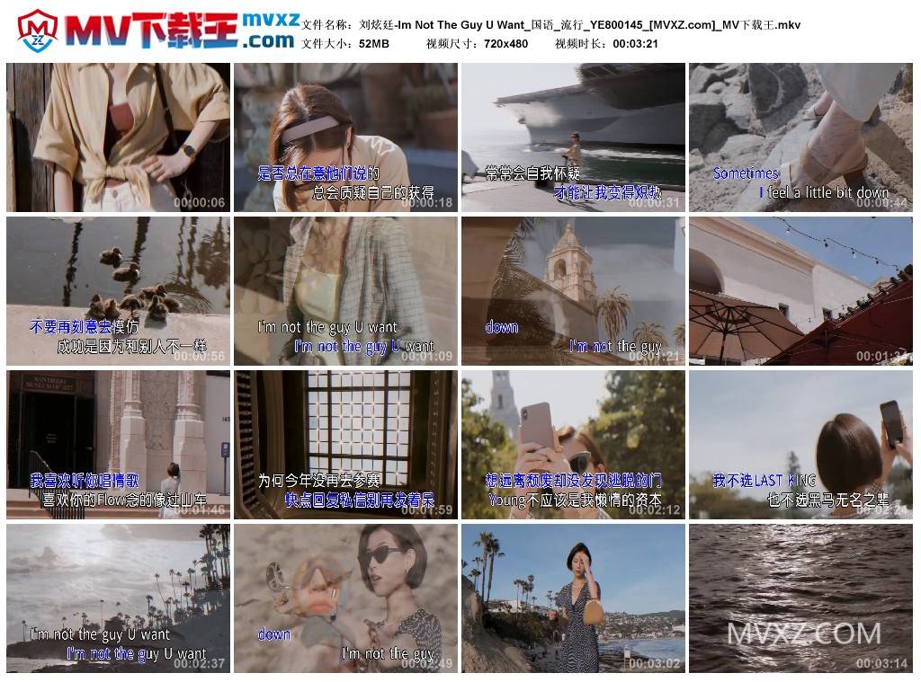 刘炫廷-Im Not The Guy U Want_国语_流行_YE800145